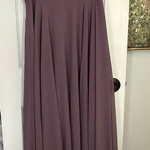 Lulu's Purple Pleated Maxi Dress Dusty Lavender